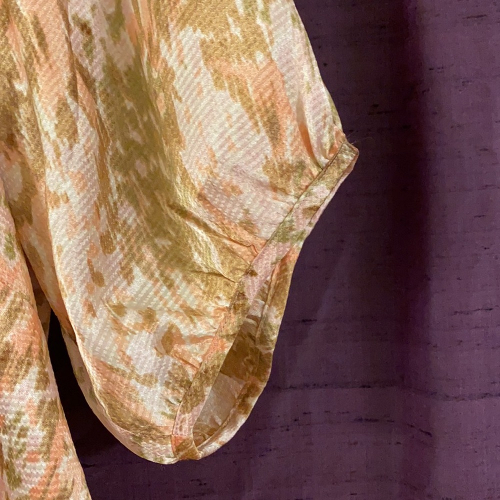 Talbots Split Neck Ruffled Neckline Top - image 3